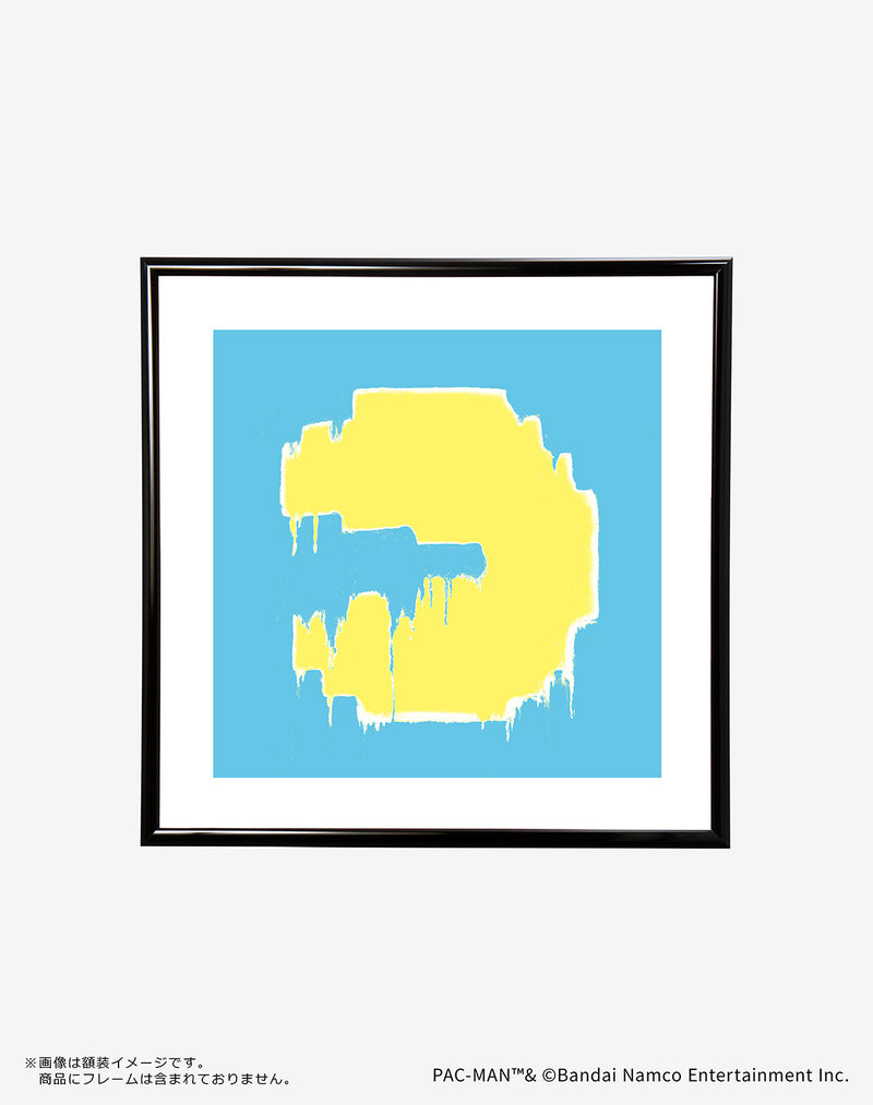 【guernika×パックマン】PAC-MAN Silk Screen Print / PAC-MAN / Blue