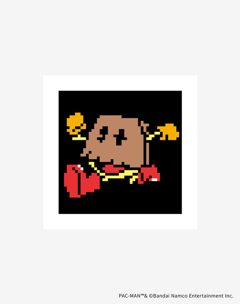 【guernika×パックマン】PAC-MAN Silk Screen Print / PAC-NIKA / Black