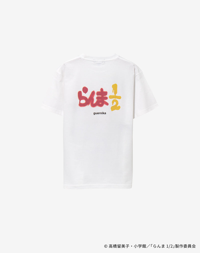 【guernika×らんま1/2】らんま1/2 Paint T-shirt / シャンプー