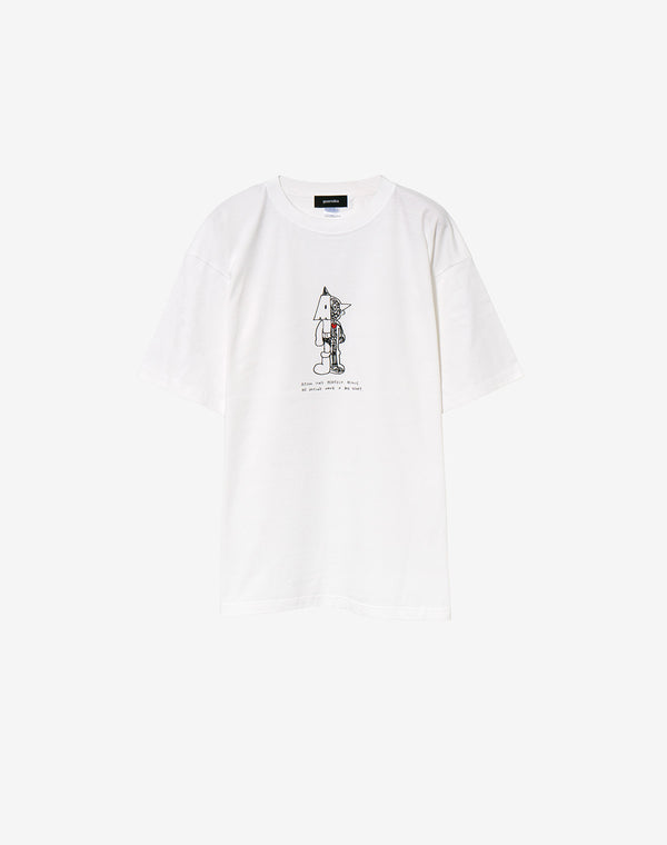 【SHINICHIROINUI × TEZUKA WORLD】Robot Atom ANONYMOUSE T-shirt / White