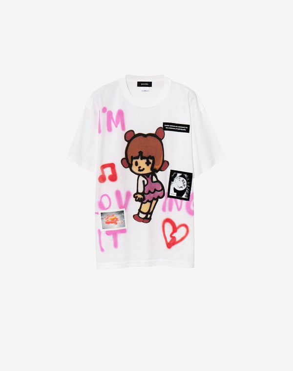 【SHINICHIROINUI × TEZUKA WORLD】Paint T shirt (Pinoko)