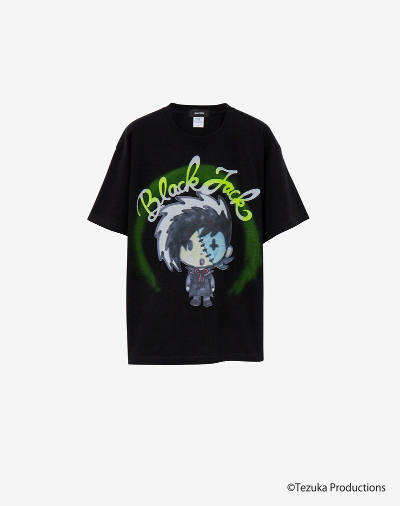 トップス shinichiro SHINICHIROINUI × Tezuka world】Thumb Doll Spray Tshirt – guernika
