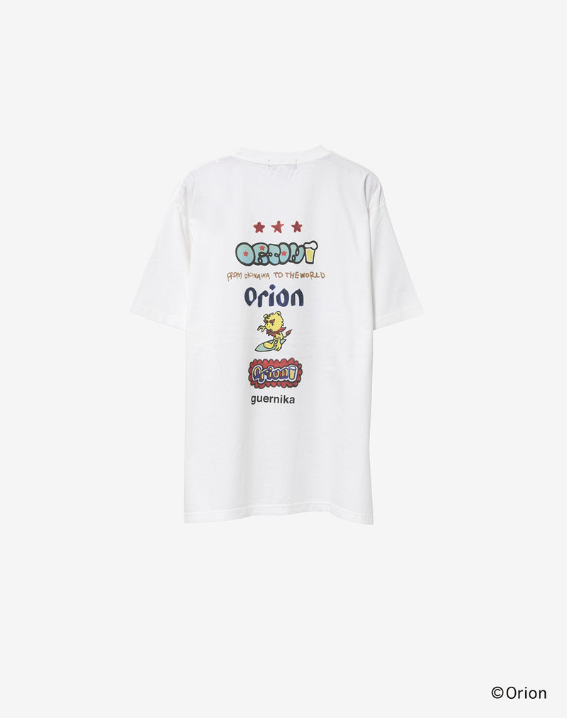 guernika×ORIONBEER】SHISA PRINT T-SHIRT / White – guernika