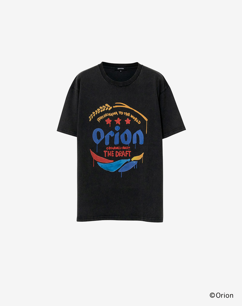 guernika×ORIONBEER】ORION THE DRAFT ART PRINT T-SHIRT / Vintage