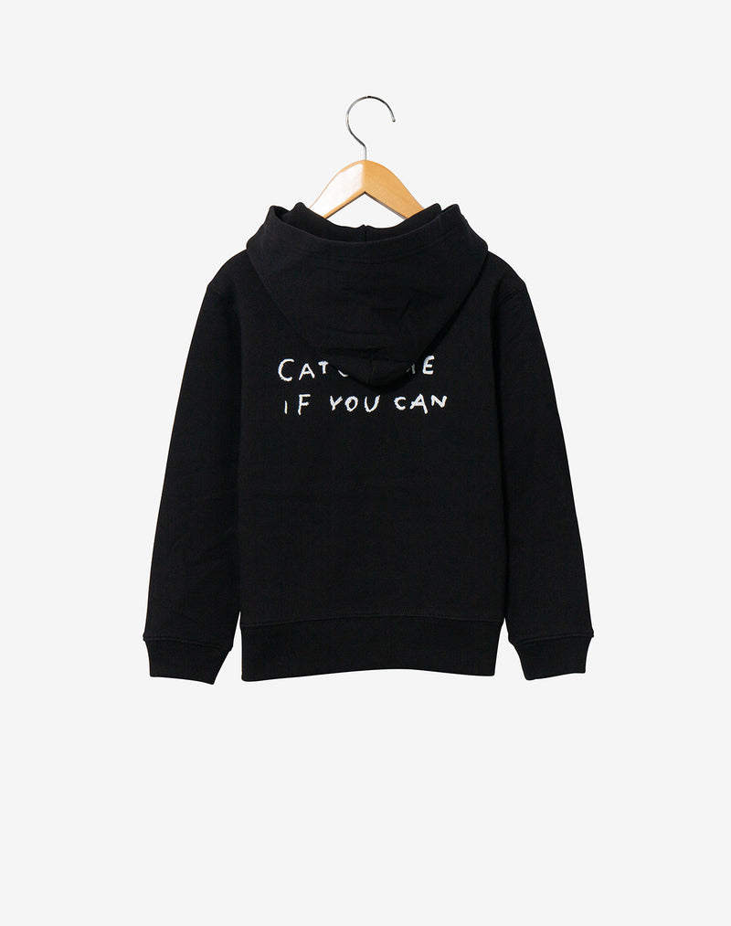 Hand Painted Hoodie (KIDS) / Black