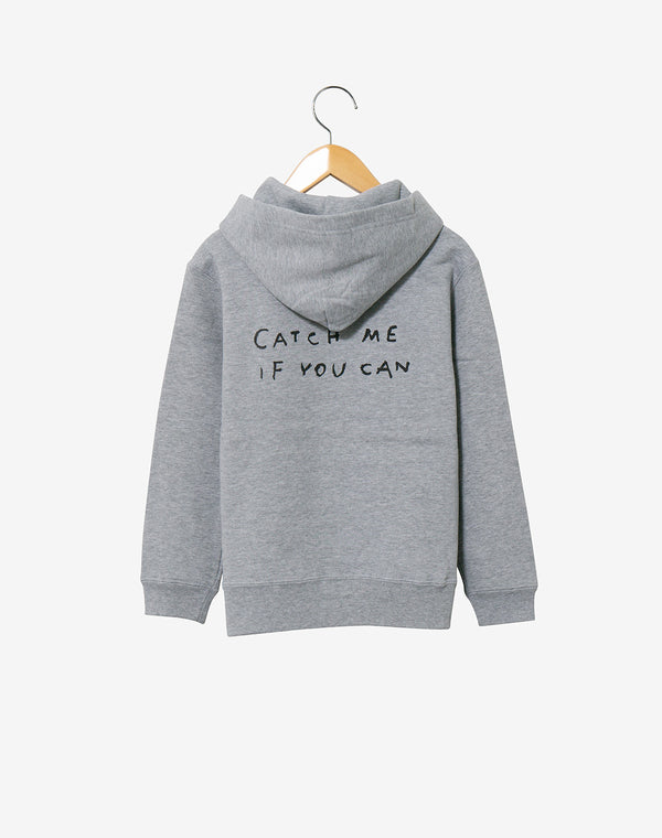 Hand Painted Hoodie (KIDS) / Gray