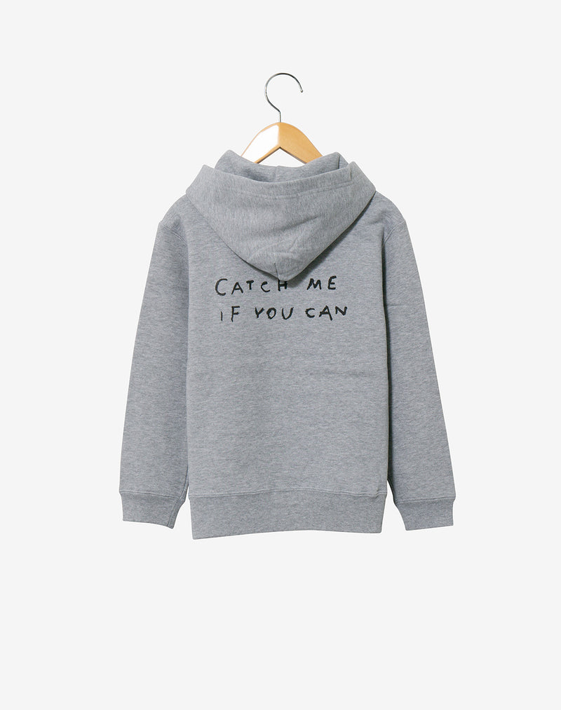 Hand Painted Hoodie (KIDS) / Gray