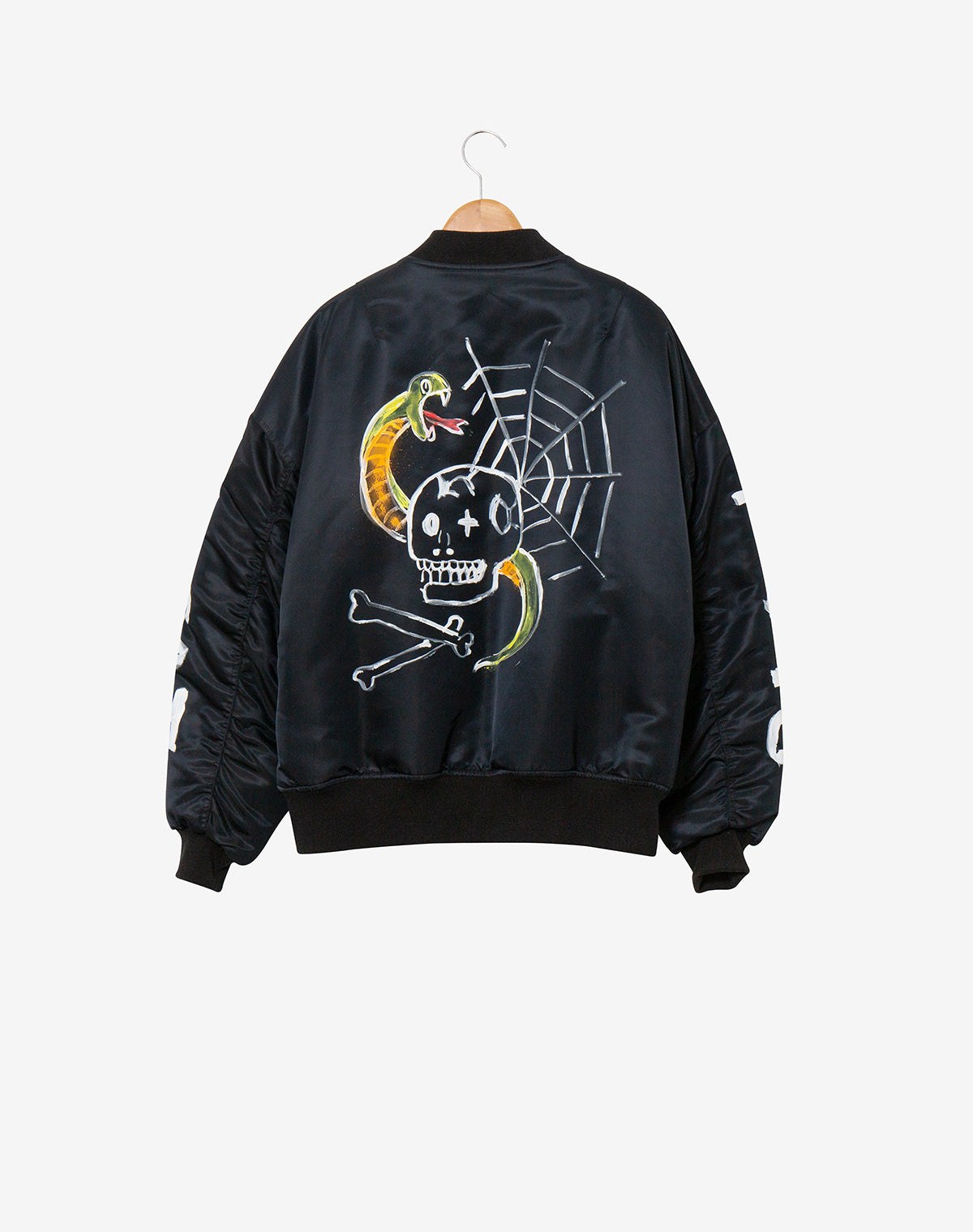 MA-1 SNAKE AND SKULL / Black – guernika official online shop