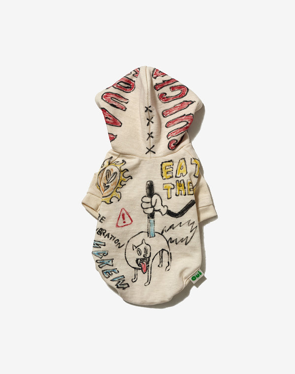 【guernika×Oui】GRAFFITI HOODIE