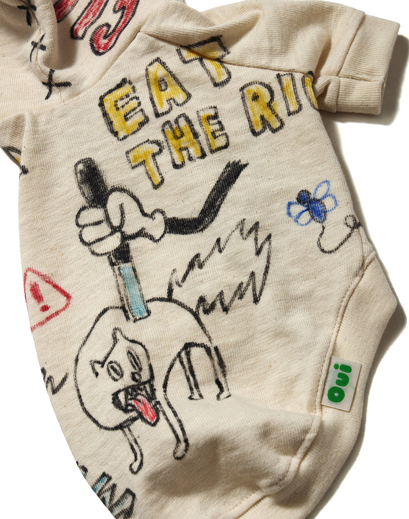 【guernika×Oui】GRAFFITI HOODIE