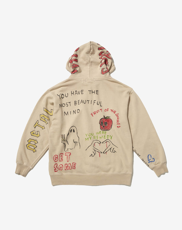 【guernika×Oui】GRAFFITI ZIP HOODIE