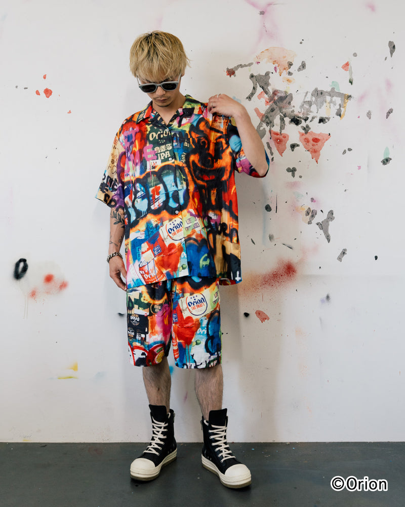guernika×ORIONBEER】ORION THE DRAFT ART ALOHA SHIRT – guernika
