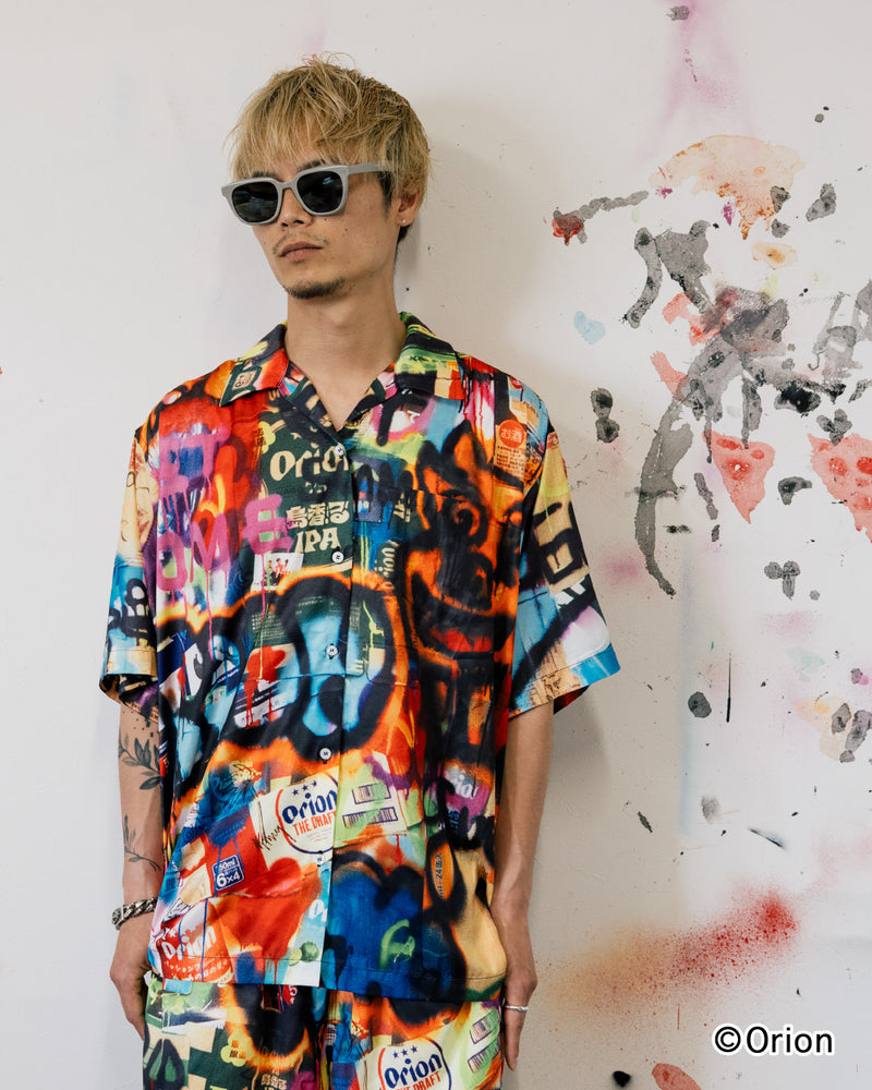 guernika×ORIONBEER】ORION THE DRAFT ART ALOHA SHIRT – guernika