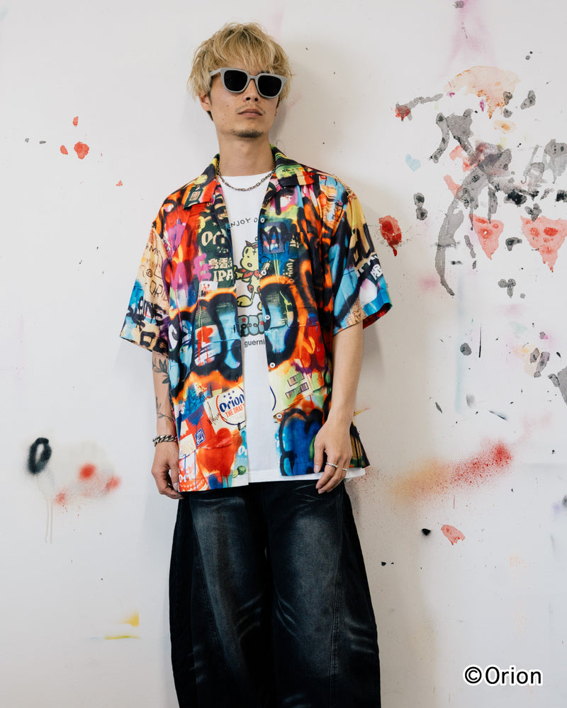 guernika×ORIONBEER】ORION THE DRAFT ART ALOHA SHIRT – guernika