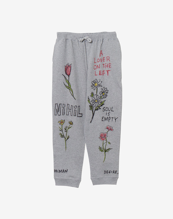 Paint Sweat Pants / Gray