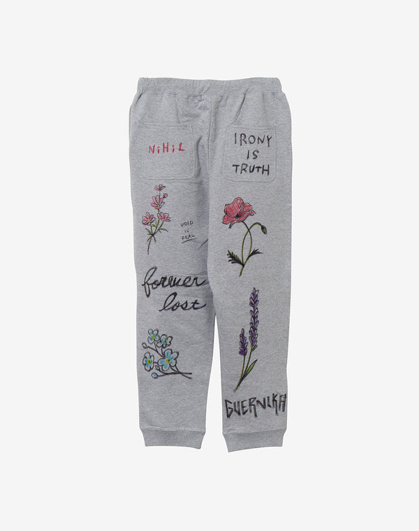 Paint Sweat Pants / Gray