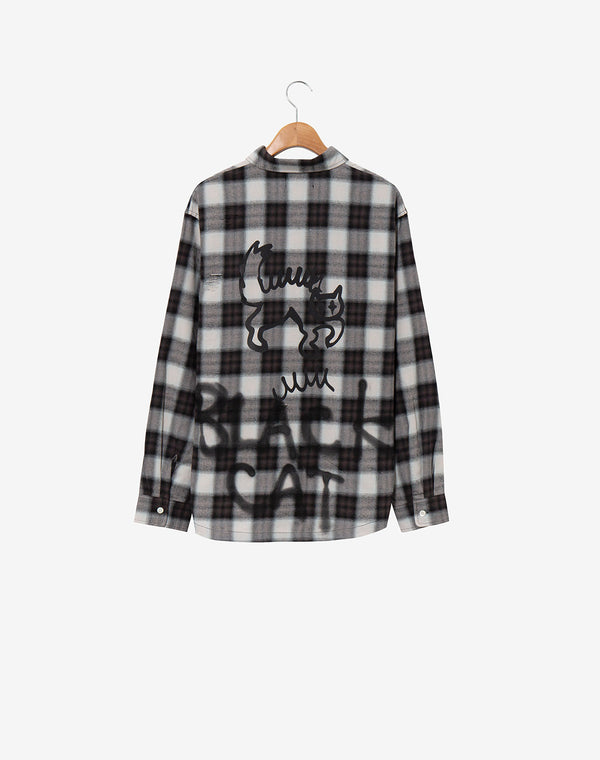 Check Shirt / Black