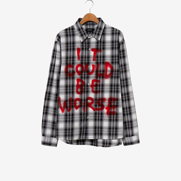 Check Shirt / Black – guernika official online shop