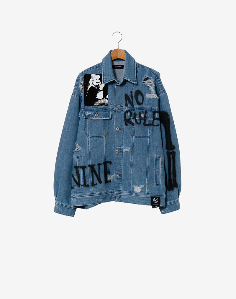 Crash Denim Jacket (Cell Division)