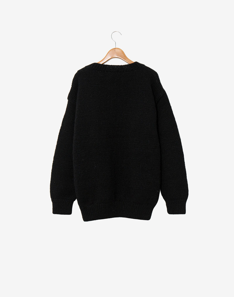 Anonymouse Knit sweater / Black