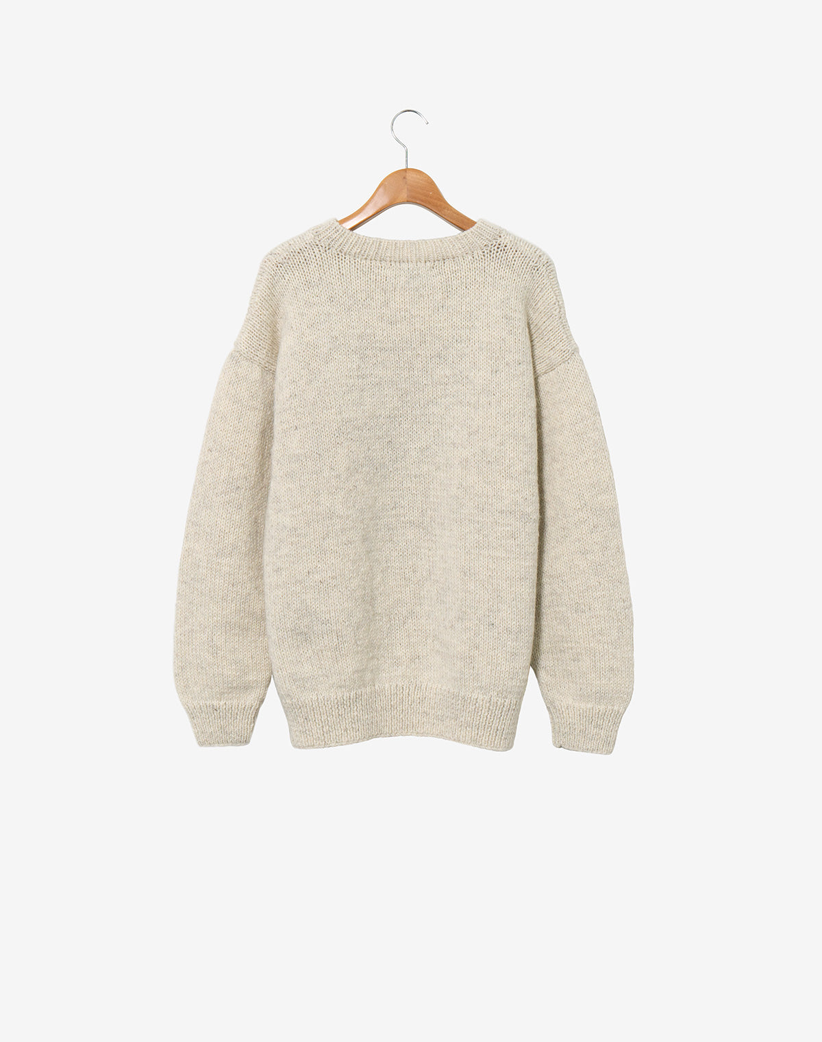 Anonymouse Knit sweater / White – guernika official online shop