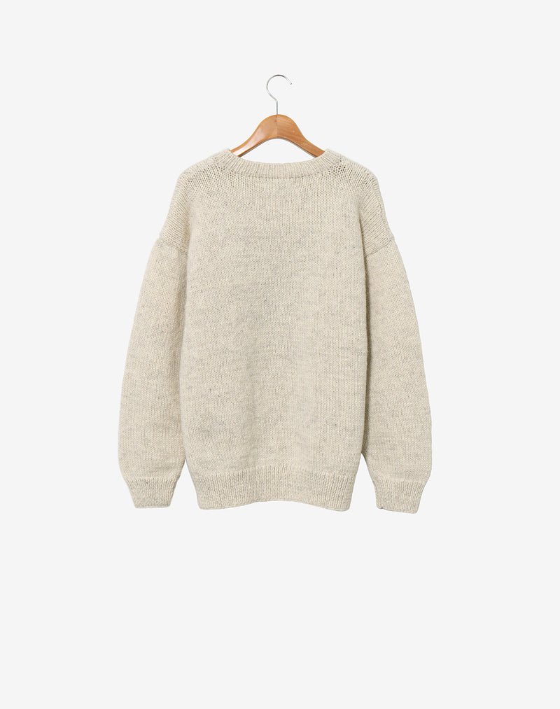 Anonymouse Knit sweater / White