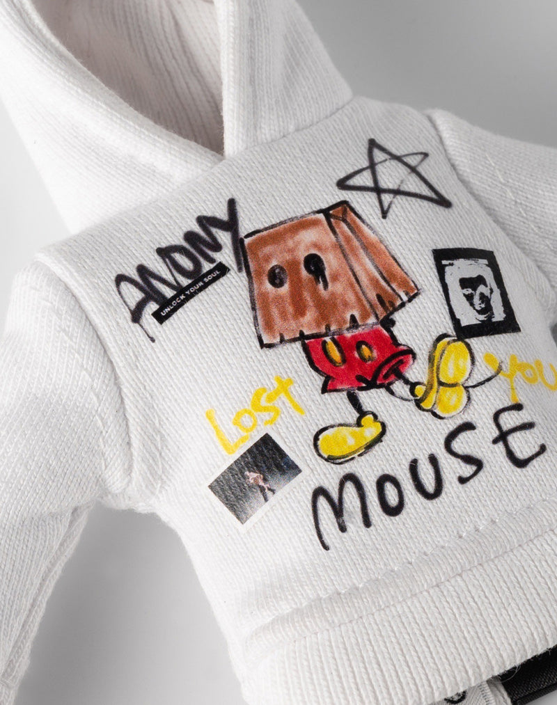 【TINY STRAPPS x guernika】 ANONYMOUSE / White