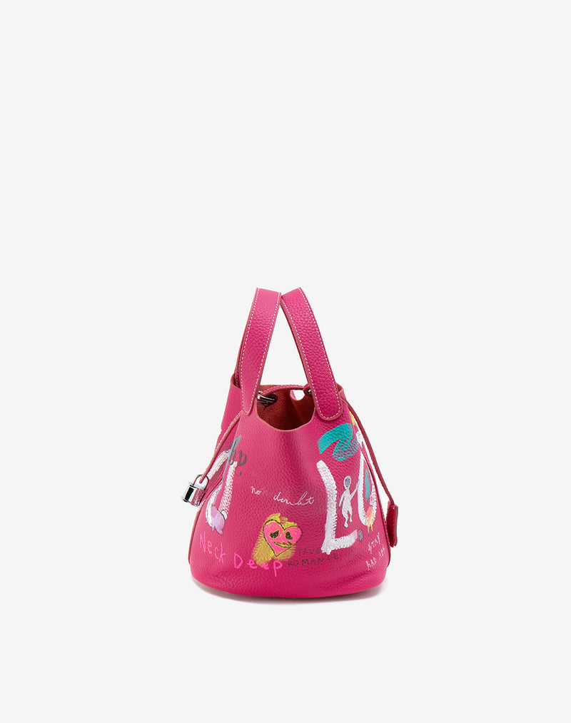 Cube Bag / size S / Vivid Pink