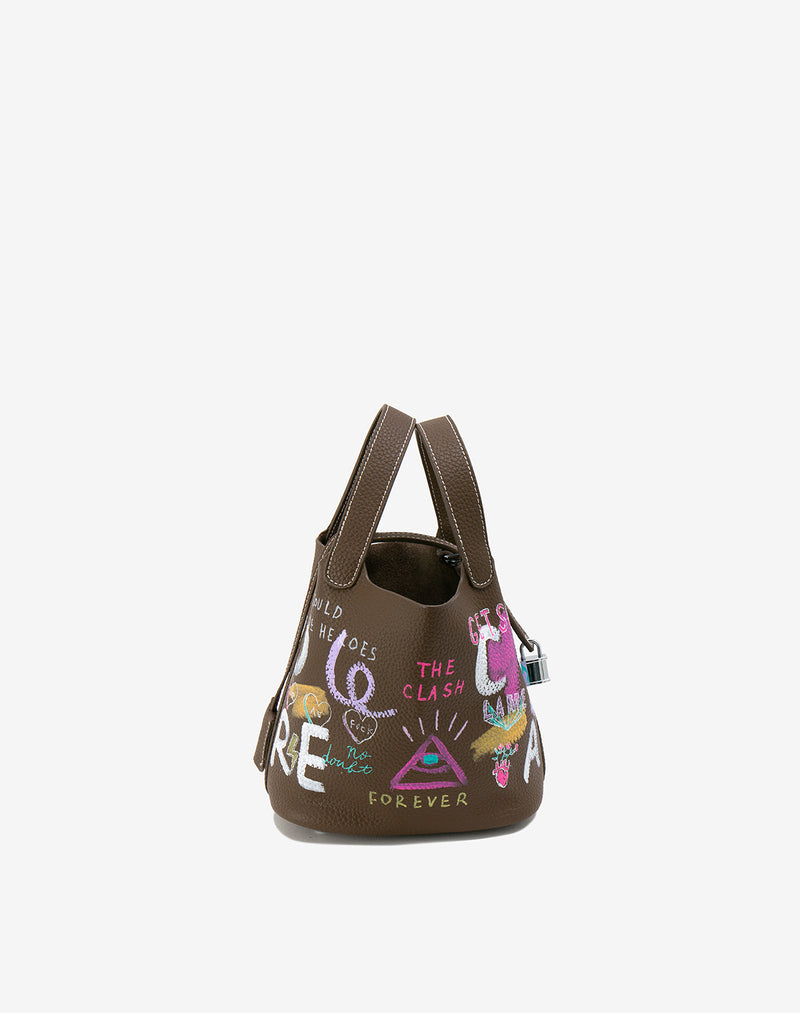 Cube Bag / size S / Brown