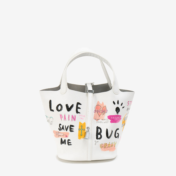 Cube Bag / size L / White – guernika official online shop