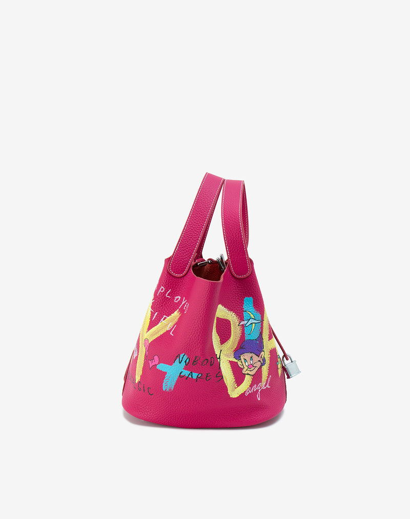 Cube Bag / size L / Vivid Pink