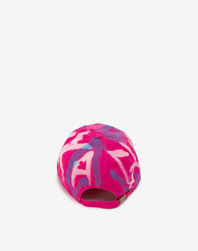 Hand Painted Cap / Hot Pink