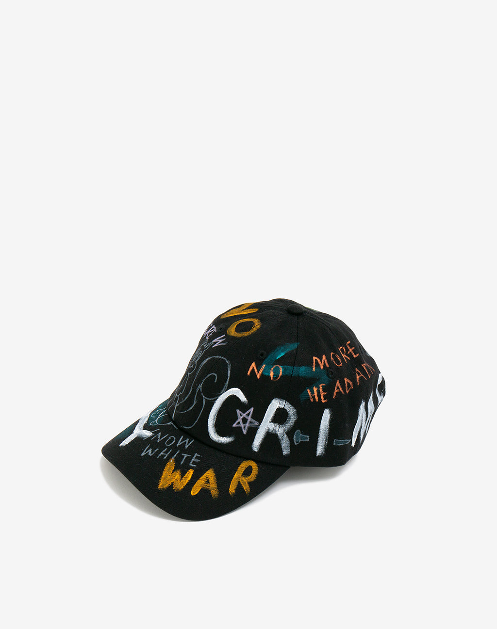 guernika ペイント　ハット Hand Painted Hat / Black – guernika official online shop