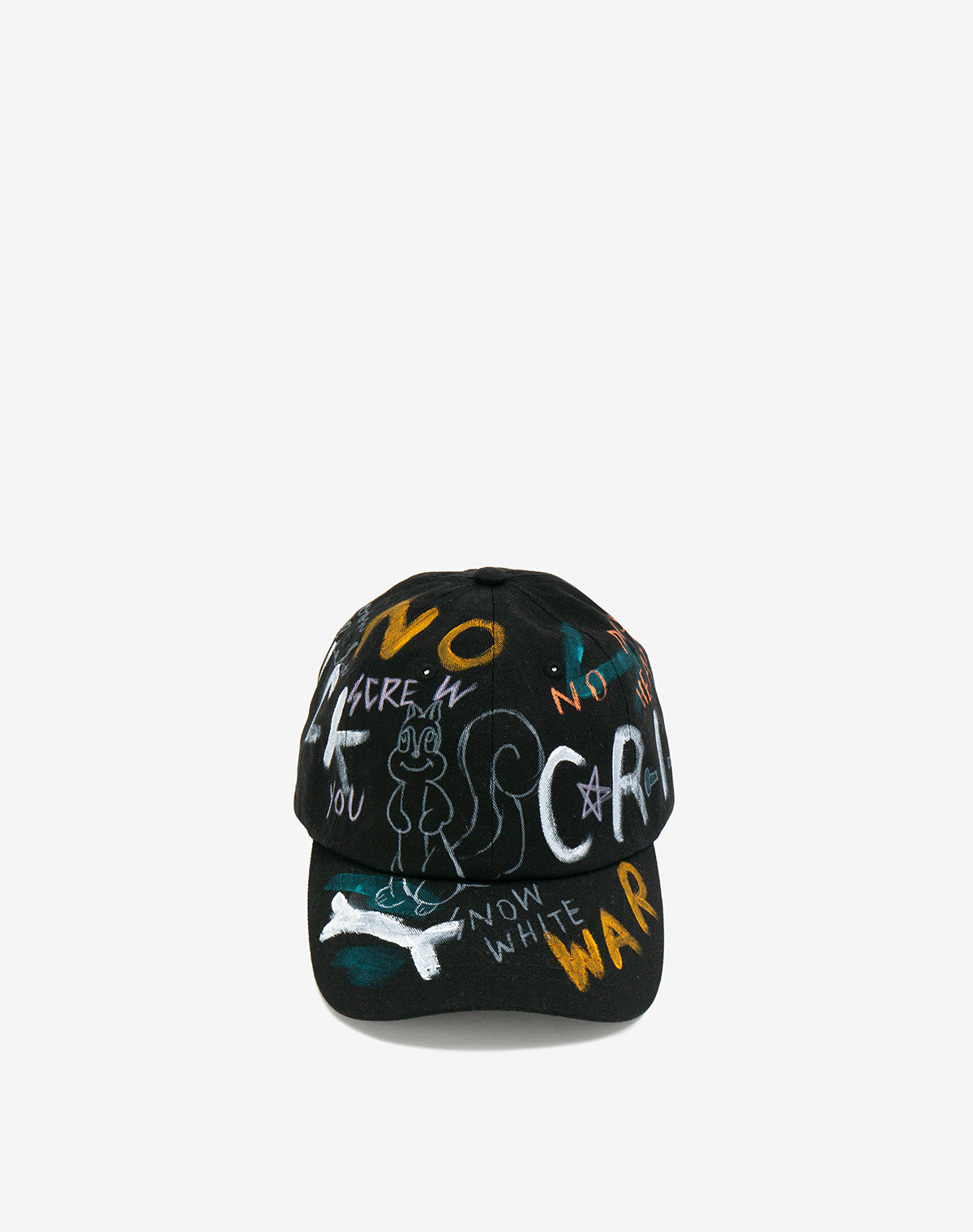 Hand Painted Cap / Black – guernika official online shop