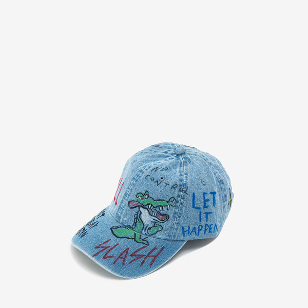 Hand Painted Cap / Khaki – guernika official online shop