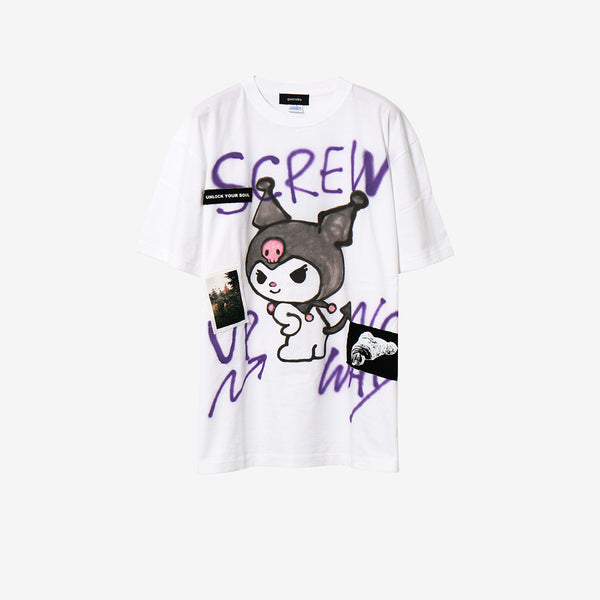 【guernika×Sanrio characters】Hand Painted T-shirt / クロミ ...