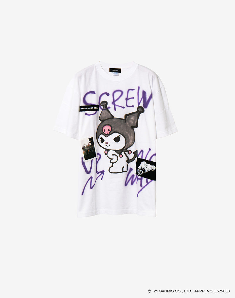 【guernika×Sanrio characters】Hand Painted T-shirt / クロミ
