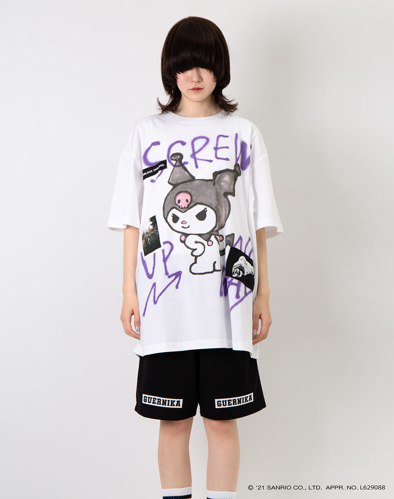 【guernika×Sanrio characters】Hand Painted T-shirt / クロミ