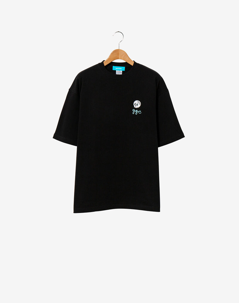 Lost Ball & ggc Embro T-Shirt / Black