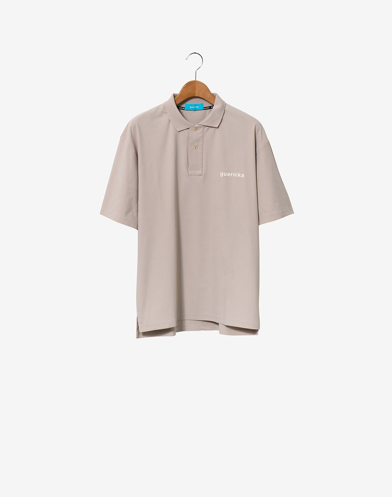 GOLFISART Polo Shirt / Gray Beige