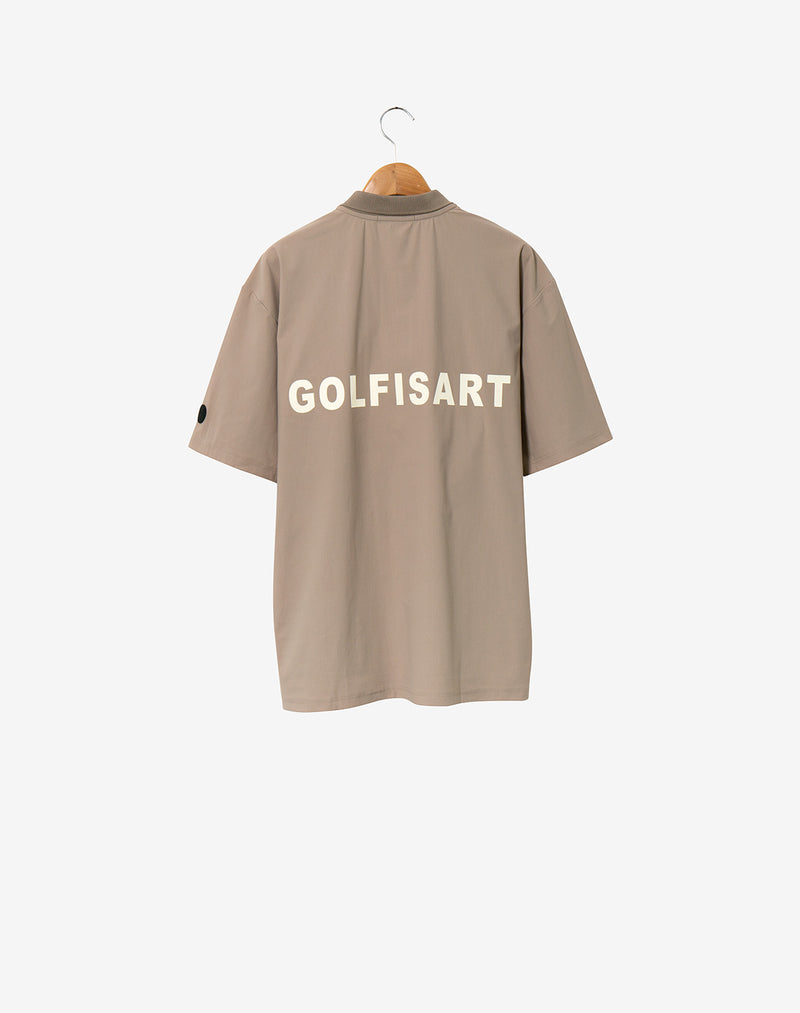 GOLFISART Polo Shirt / Tan