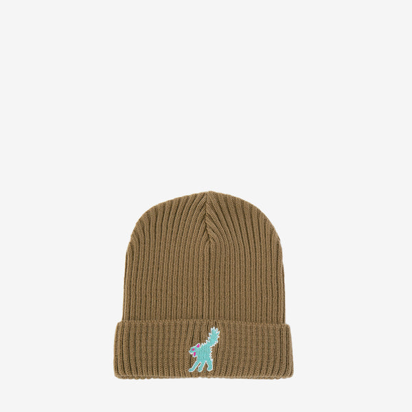 帽子 guernika cap Stray Cat Knit Cap / Khaki – guernika official online shop