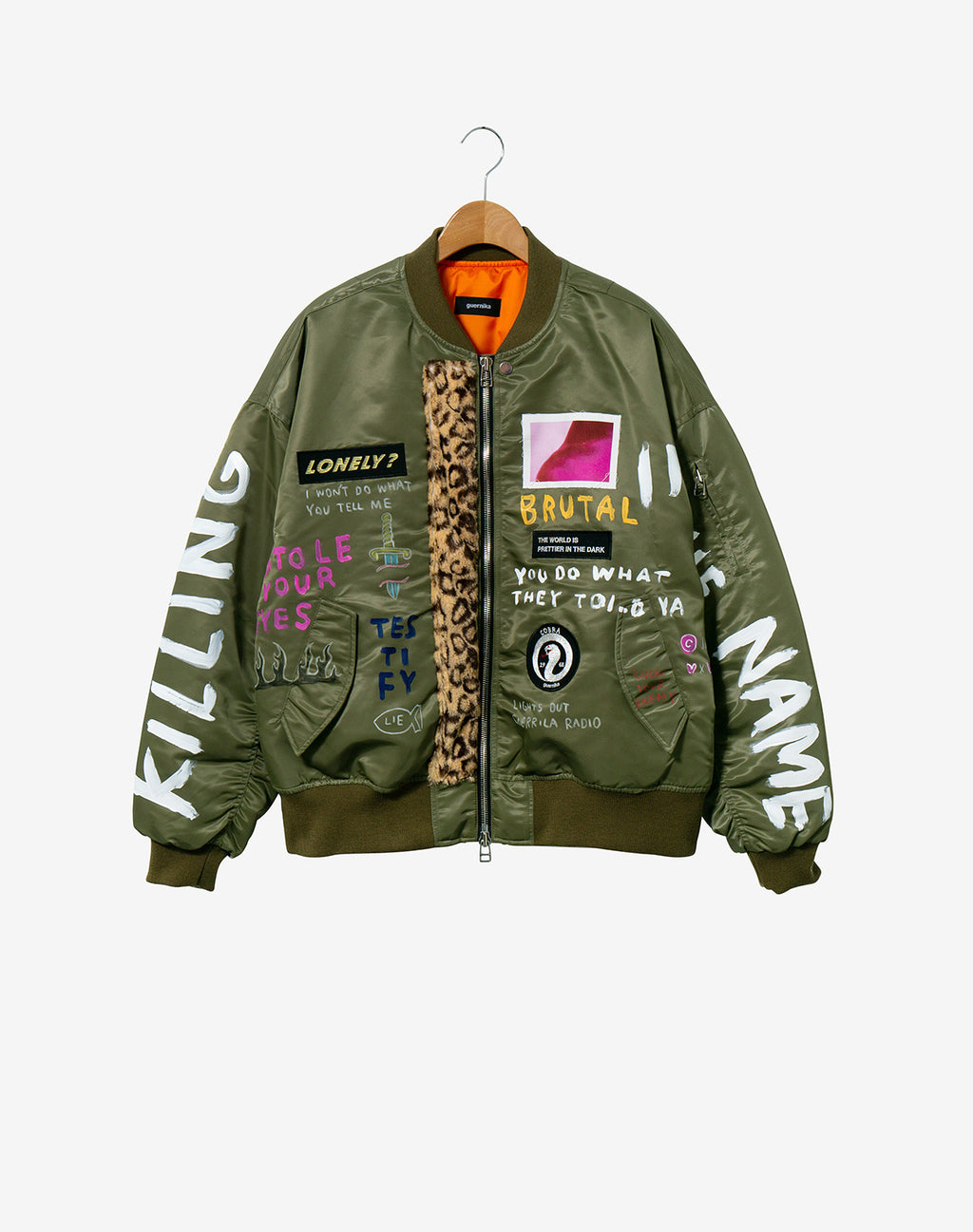 MA-1 GUERRILA RADIO / Khaki – guernika official online shop