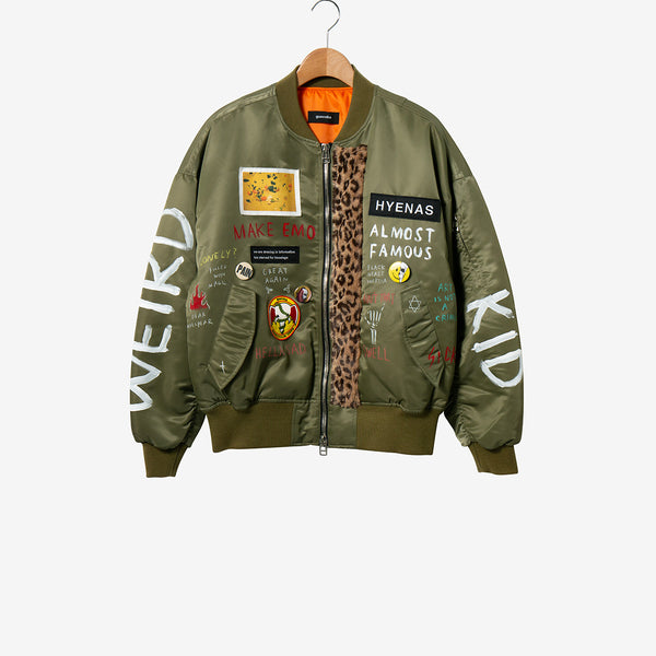 Custom MA-1 / Khaki – guernika official online shop