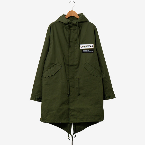 タグ付き 新品 guernika ハンドペイント モッズコート Mods Coat / Green – guernika official online shop