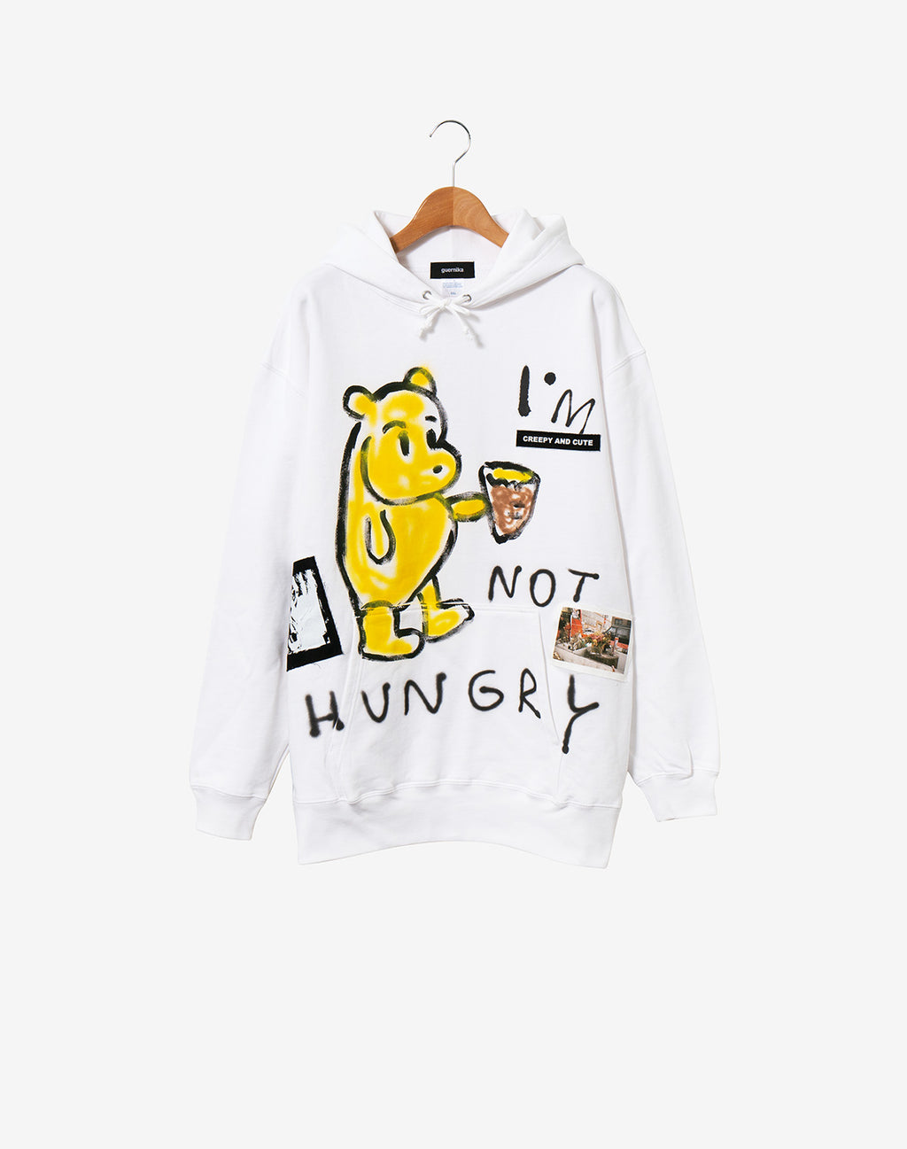 Paint Hoodie / White – guernika official online shop