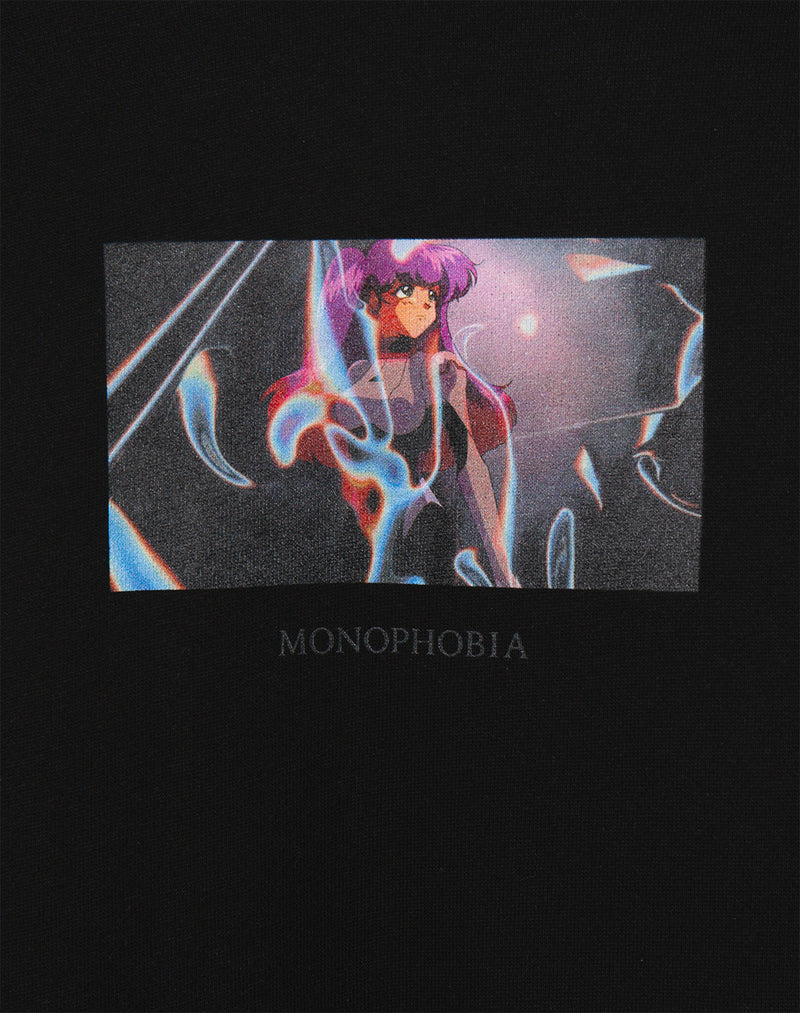 Print Hoodie / MONOPHOBIA